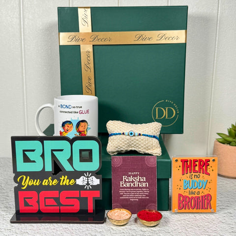 Soulful Sibling Box - Rakhi Gift Hamper for Bhai