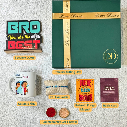Soulful Sibling Box - Rakhi Gift Hamper for Bhai