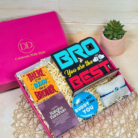 The Sibling Swag Hamper -  Rakhi Gift Hamper for Bhai