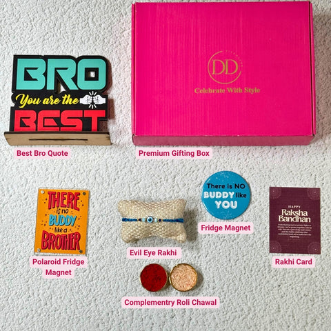 The Sibling Swag Hamper -  Rakhi Gift Hamper for Bhai