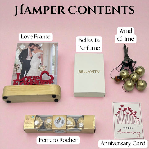 Romantic Bliss Anniversary Gift Hamper for Husband & Wife
