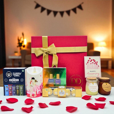 The Love Story Anniversary Gift Hamper for Husband & Wife