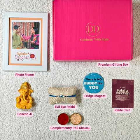The Mangalmay Raksha Box - Rakhi Gift Hamper for Bhai